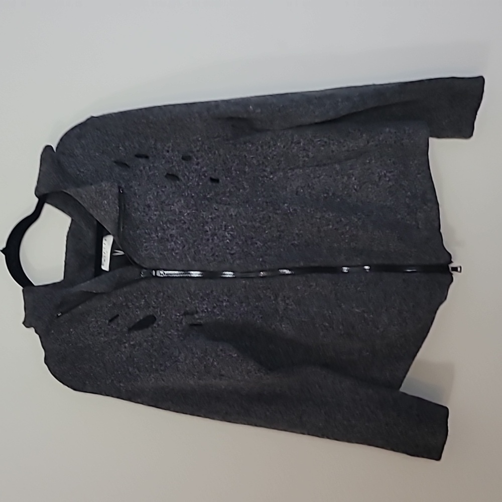 Drifter Effi Jacket Sz M Charcoal Distressed Grunge Hobo Trashed
